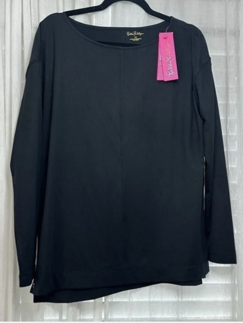 NWT Lilly Pulitzer Karessa UPF 50+ Top Black Size X-Large